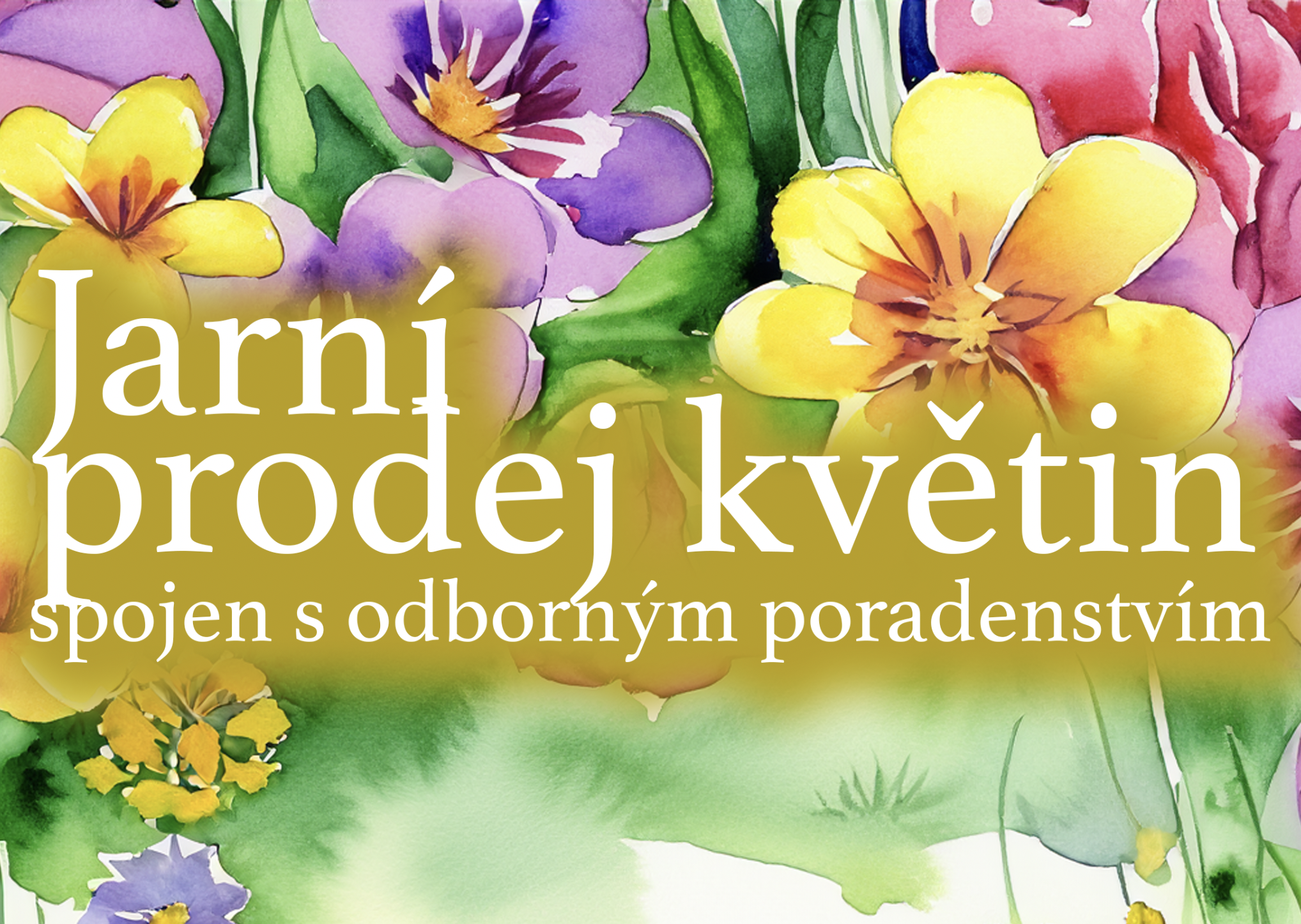 Jarní prodej květin