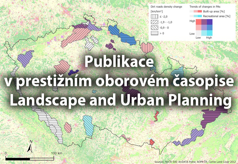 Nárůst člověkem vystavěných struktur se dotýká i českých chráněných území